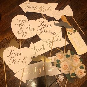 *Wedding* Photo-booth Props
